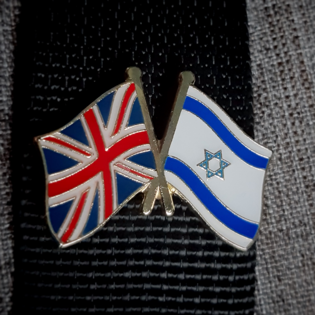 UK and Israel friendship badge